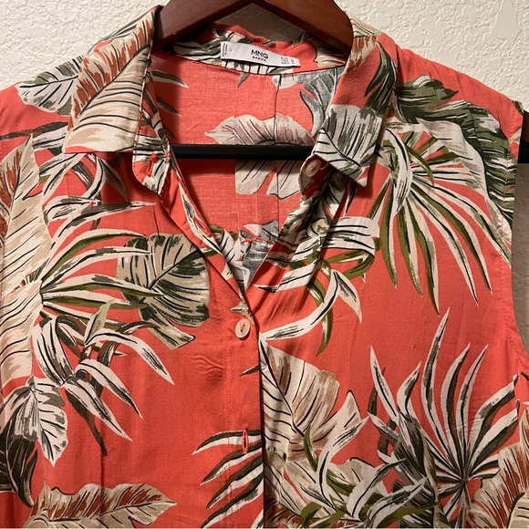 NWOT MANGO women’s viscose shirt size 8 - Picture 6 of 6